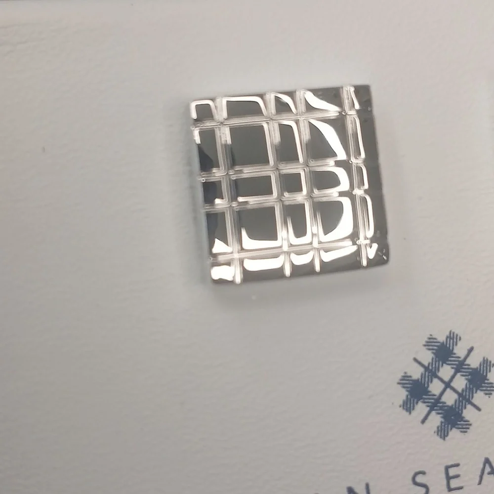 Ryan Seacrest Distinction Silver Geometric Cuff Links